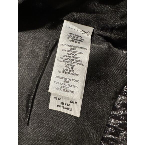 JUICY COUTURE WOMENS BLACK MEDIUM METALLIC LEOPARD PUFFER VEST ORG. $218 - Picture 12 of 13